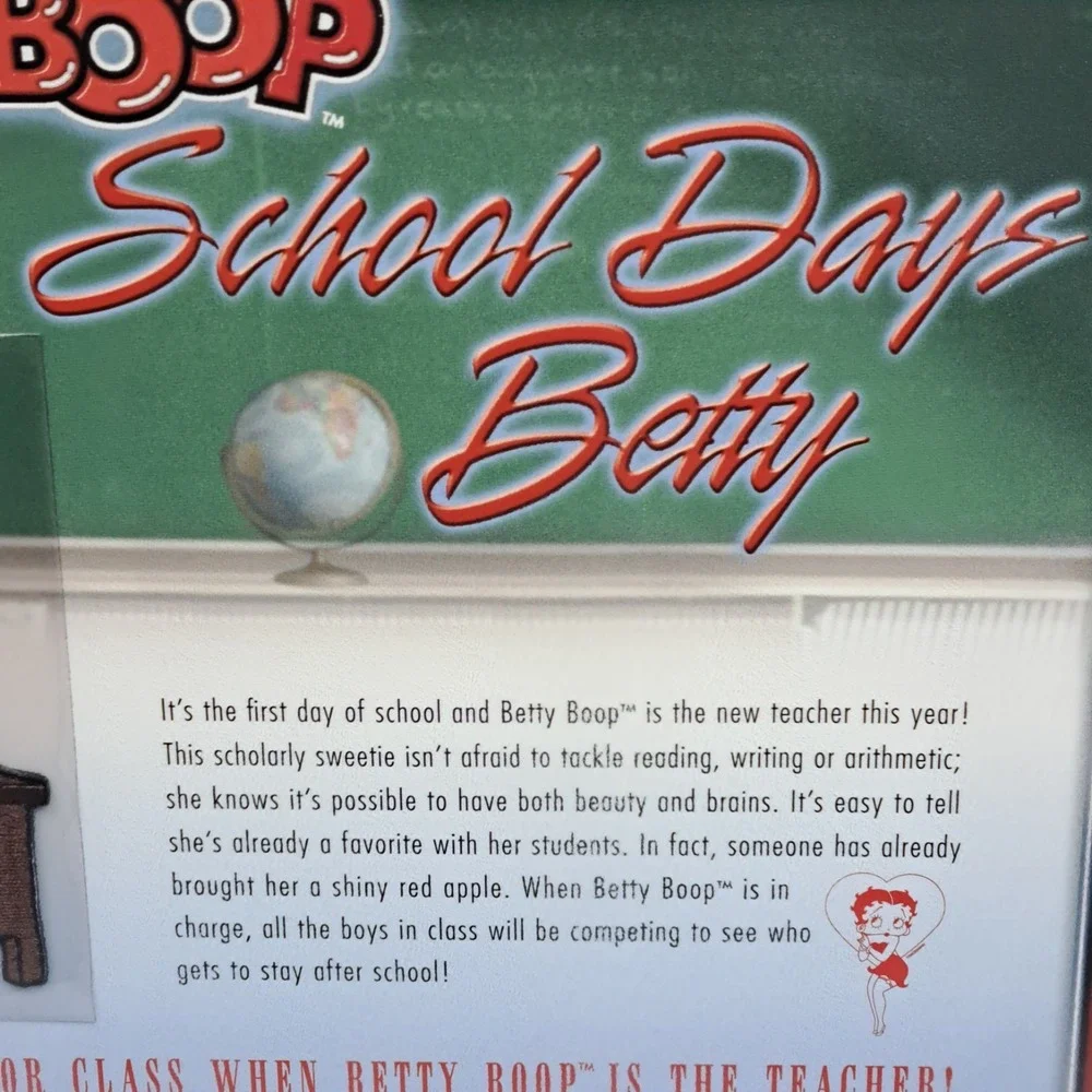 Betty Boop Patch School Days Betty‎ Clothing Patch Collectible Vintage Teacher